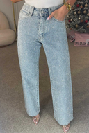 Crystal Rise Straight Jeans