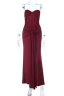 Strapless Slim-Fit Evening Dress