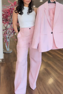 Pink Elegant and Modern Two-piece Suit