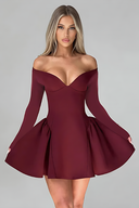 Hold You In My Arms Mini Dress - Red