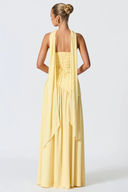 Draped Scarf-Style Maxi Dress
