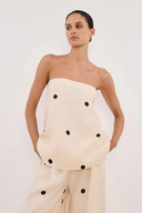 Retro Dot Pattern Pants Set