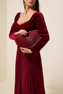 PU Semi-Circular Woven Bag