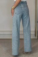 Crystal Rise Straight Jeans