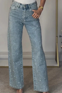 Crystal Rise Straight Jeans