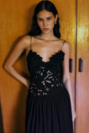 Stephanie Black Lace Maxi Dress