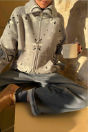 Bandana Patterned Cardigan