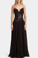 Stephanie Black Lace Maxi Dress