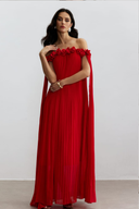 Hilton Chiffon Rose Dress