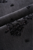 Jhenie Beaded Sequin Floral Wide-Leg Denim Jeans