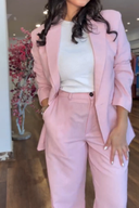 Pink Elegant and Modern Two-piece Suit