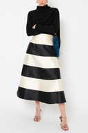 Elegant Colorblock Two-Piece Dress