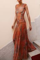 Radiant Ripple Mesh Bodysuit