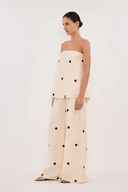 Retro Dot Pattern Pants Set