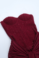 Strapless Slim-Fit Evening Dress