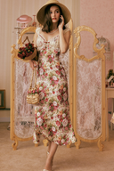 Isabella's Vintage Rose Slip Dress