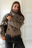 Vintage Double-Breasted Wool Jacket