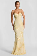 Nefertiti Maxi Dress Elegant Lemon Edition