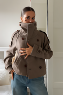 Vintage Double-Breasted Wool Jacket