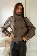 Vintage Double-Breasted Wool Jacket