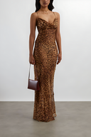 Savanna Print Maxi Dress