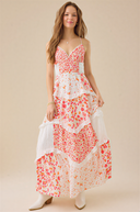 Bloom Elegance Floral Maxi Dress