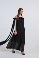 Hilton Chiffon Rose Dress